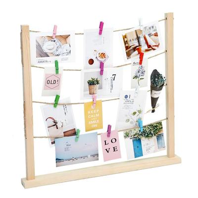 创意房间桌面松木摆挂墙两用