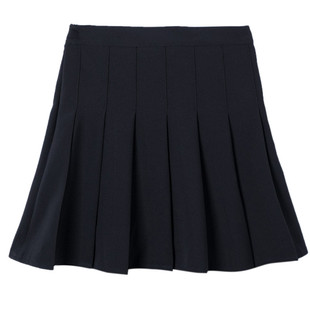 大码毛呢百褶裙半身裙女秋冬高腰a字显瘦胖mm松紧腰遮胯短裙子tb