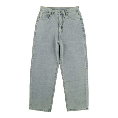 牛仔裤男韩版小个子柔软复古宽松直筒九分裤子全新L000/7581*05