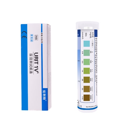 优利特尿糖试纸家用目测葡萄糖试纸测糖分酵素尿液含量测试仪正品