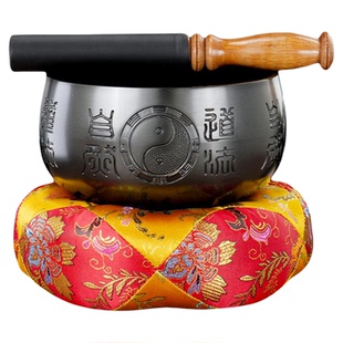 铜磬音钵纯黄铜道家用品磬碗引罄尼泊尔寺庙供奉佛磬颂钵摆件法器