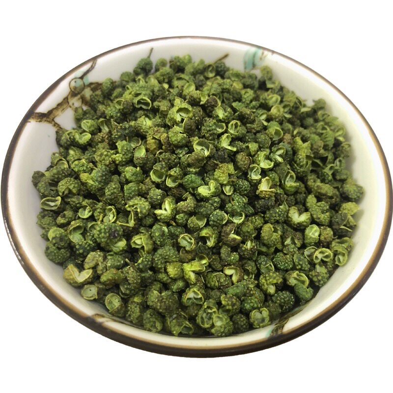 精品新货无籽云南青麻椒昭通干青花椒粒500g绿藤椒麻椒粉卤料商用