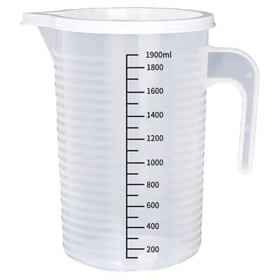 大量杯塑料量桶带刻度
