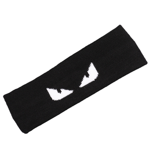 护额头男士运动发带男针织吸汗头套男款黑色发箍头巾日常外戴头饰