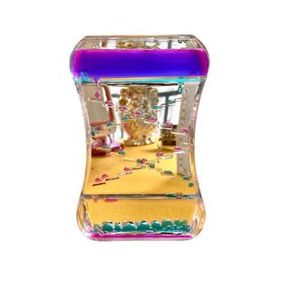 动感玩具液体沙漏油漏计时器摆件送孩子送朋友生日礼物减压神器