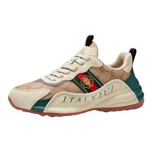 正品IUI休闲鞋意大利风帕拉鞋轻奢男女透气百搭手工四季款运动鞋