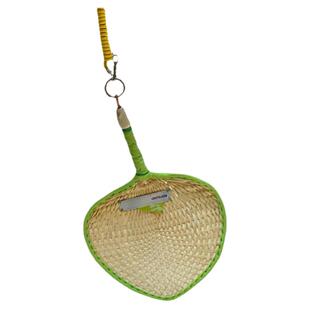 Click手工编织彩色蒲扇子夏日清凉辣妹风配饰弹簧绳可爱迷你随身