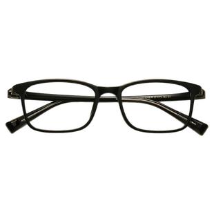 高度近视眼镜框男女半透明小框TR90无螺丝上黑下透明眼镜架日系潮