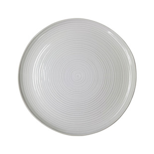 釉下彩浮雕线圈陶瓷碗盘套装家用碗盘子菜盘牛排盘面碗简约-微瑕