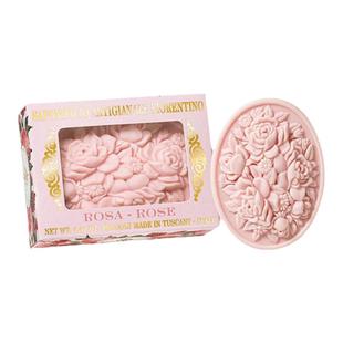 意大利进口菲罗迪诺雍雅玫瑰精美雕花香氛洁面皂沐浴皂伴手礼125g