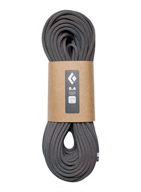 黑钻户外登山攀岩绳索9.4mm