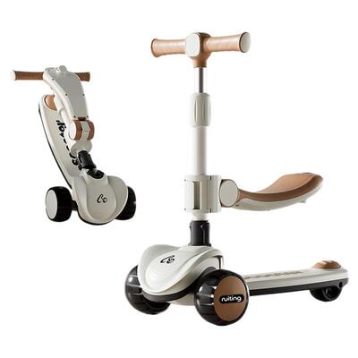 尼约德新款儿童滑板车可坐可骑