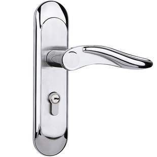 7250锁体190mm木门室内静音分体通道防火大门机械执手门锁具配件