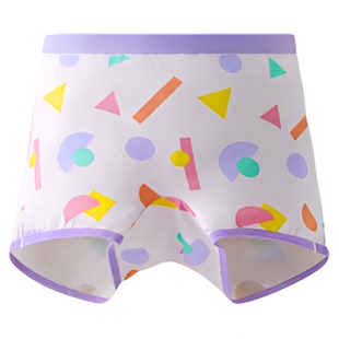 3件|蕉内小特护501Color儿童内裤女童内裤纯棉卡通裆四角平角短裤