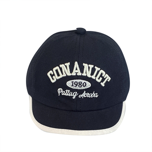 宝宝帽子春秋韩版薄款字母百搭鸭舌帽男童女童春季小童遮阳棒球潮