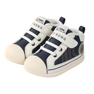 江博士奥莱特卖童鞋保暖冬款男女宝宝软底步前鞋加绒婴儿鞋