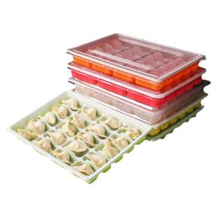 一次性饺子盒水饺盒外卖打包盒商用加厚带盖塑料快餐饭盒工厂包邮