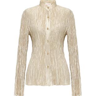 [唐嫣同款]EP雅莹女装 收腰小衫修身显瘦衬衫上衣 2025新款2236A