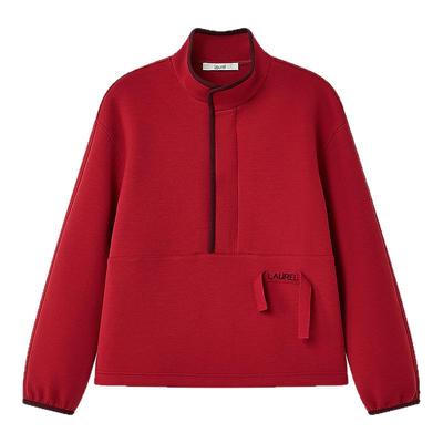 【混纺空气层】Laurel劳芮26春新款立领半拉链卫衣LWL371Z00100