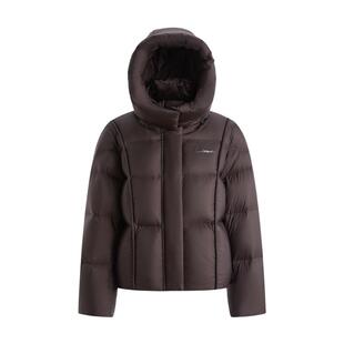 BINJORA冰洁95绒大廓形女款厚羽绒服女保暖短款可脱卸帽泡芙羽绒