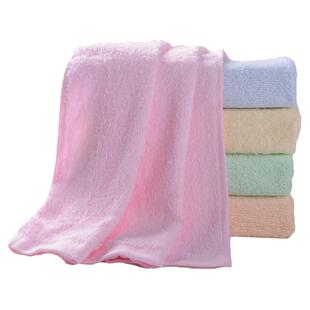 上海萃414素色纯棉家用吸水大毛巾全棉柔软成人男女洗面巾不掉毛