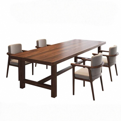 南美胡桃木大板桌工作台学习阅读桌家用现代客厅书房实木大长书桌