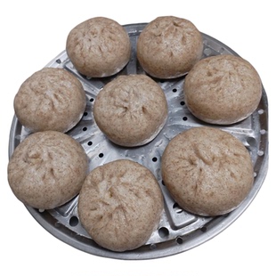 石磨面粉农家黑小麦全麦粉含麦麸胚芽无添加富硒黑麦面粉粗粮馒头