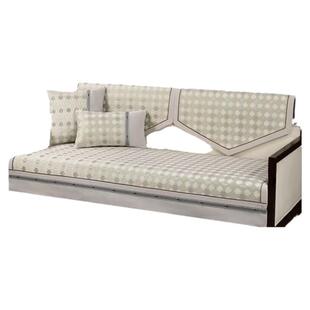 雪尼尔沙发垫四季通用防滑高档沙发套罩现代简约座垫子高级感坐垫