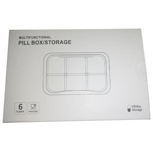 秝客小药盒便携式药品分装收纳一日三餐随身食品级迷你急救药片盒