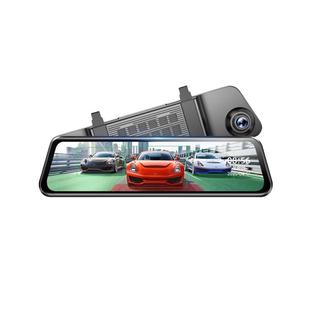 凌度4K行车记录仪前后双摄后视镜流媒体高清夜视倒车影像2025新款