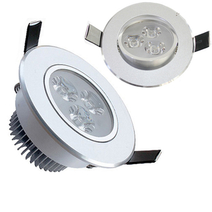 DC12V24V led天花灯射灯筒灯3W5W7W暖黄光绿光蓝光红光紫光4000K