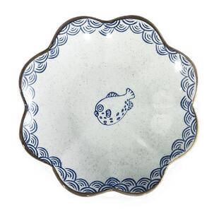和风四季釉下彩盘复古家用陶瓷高颜值餐具圆盘主菜盘子汤盘餐厅盘
