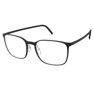 Silhouette诗乐眼镜架方形眼镜框超轻黑框可配近视眼镜男女款2954