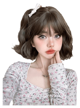 alicegarden高温丝齐刘海假发