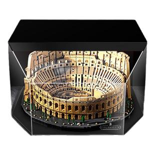KGBOX乐高10276罗马斗兽场透明亚克力防尘罩收纳透明模型展示盒