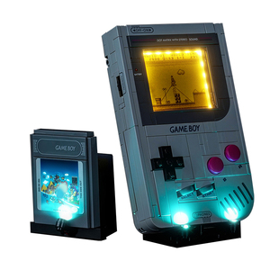 适用于乐高灯光72046任天堂GameBoy游戏机LED积木灯饰组灯光配件