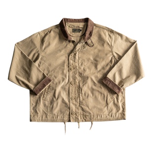 BAGGGGY大码N-1甲板服绳纹肌理两穿领口翻领立领短宽140-240斤