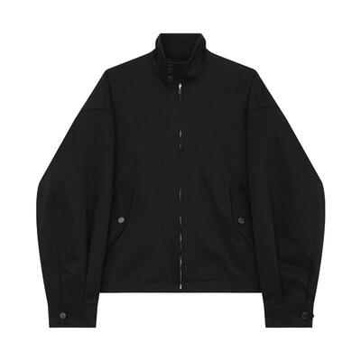 WE11DONE26春季新品男女同款Logo哈灵顿夹克复古简约休闲外套