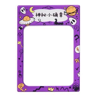 亚克力拍立得冰箱贴相框3寸4寸ins小卡展示架固定相片卡片磁吸框