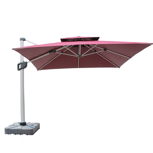 户外遮阳伞庭院罗马伞大太阳伞棚花园别墅露天阳台室外摆摊岗亭伞