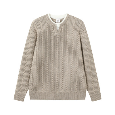 BENPANDA老钱风美利奴羊毛衣