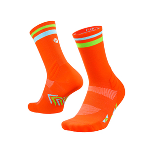 JINJE径界 专业马拉松跑步袜 竞速款运动户外马拉松袜压缩压力袜