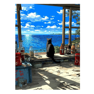 动漫风景自粘墙贴装饰海报宫崎骏卡通动漫贴画卧室宿舍儿童房贴纸