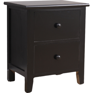 床头柜置物简约现代床边桌卧室小型柜子40公分宽度经济实木家用