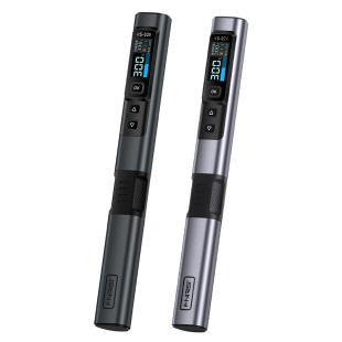 FNIRSI HS-02智能电烙铁100W便携式恒温焊台焊笔家用维修焊接