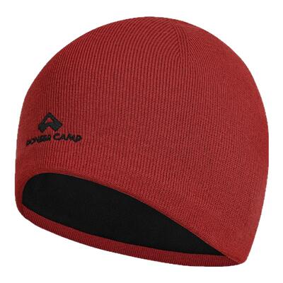 拓路者内里加绒羊毛帽户外登山防寒保暖滑雪冷帽跑步针织抓绒帽子