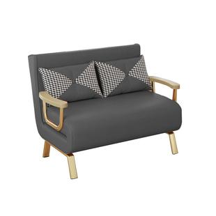 皮艺沙发床折叠两用单人家用小型小户型阳台沙发伸缩床地台折叠床