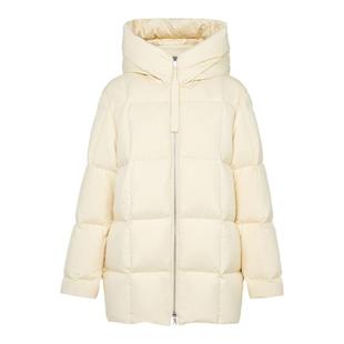 【云感泡芙】朗姿Basic衣橱霍尔多巴吉90白鹅绒羽绒服保暖面包服