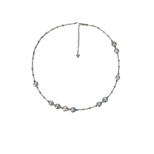 《星河》时尚款天然海水真多麻珍珠巴洛克异形不规珍珠项链手链