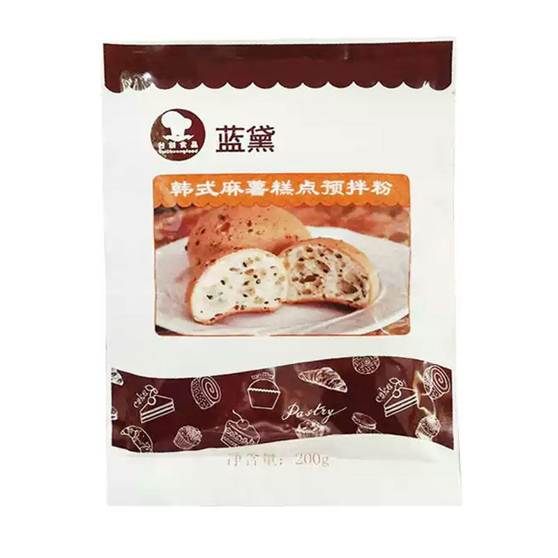适用蓝黛麻薯粉200g家用袋装韩式麻薯面包糕点预拌粉欧包烘焙原料